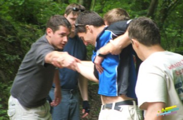 team building orientation en forêt